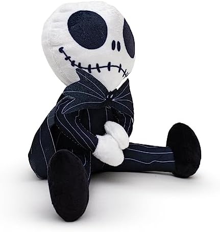 Buckle-Down Disney Dog Toy, The Nightmare Before Christmas Jack Sitting Pose Pet Toy, Plush