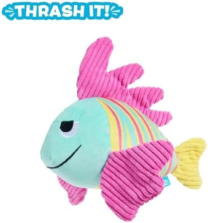 BarkBox Lion Fish Larry Dog Toy - for Medium to Large Dogs