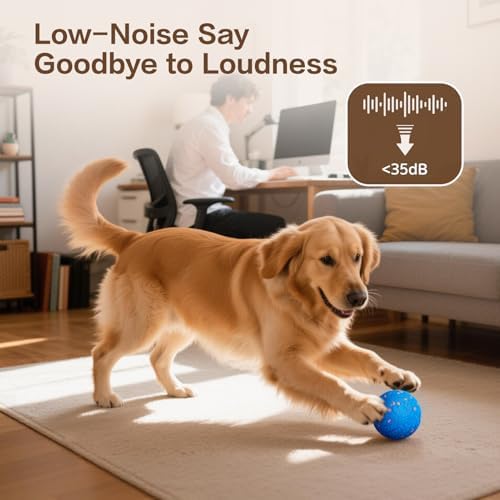 Interactive Dog Ball, Smart Interactive Dog Toys for Medium and Large Dogs