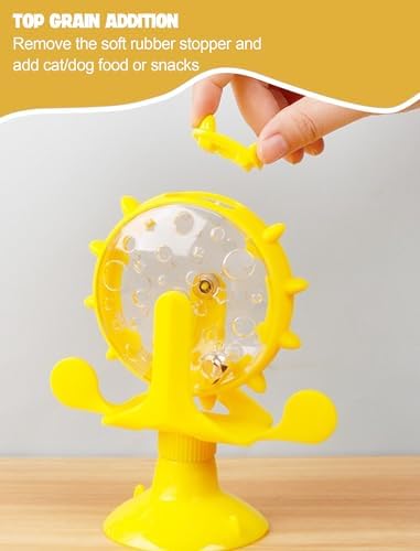 GLOGLOW Cat Puzzle Feeder, Windmill Toy