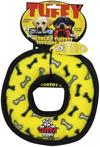 TUFFY® 2 Pack Ultimate Ring Ultra Durable Plush Dog Toys