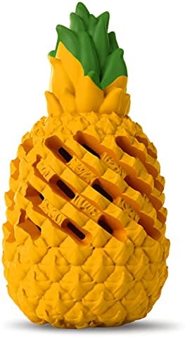 Pineapple Dog Toys for Large Dogs Puppy, Dog Chew Toys for Small Medium Dogs to Keep Them Busy, Interactive Dog Toys Tough Dog Puzzle Toys Treat Dispensing Durable Dog Dental Chew