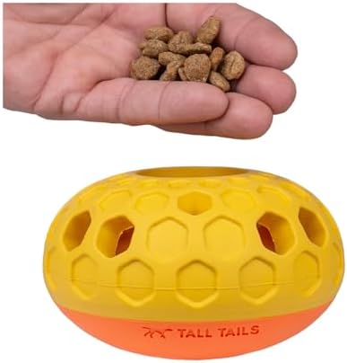 Tall Tails Natural Rubber Reward Interactive Dog Toy, Bee Hive