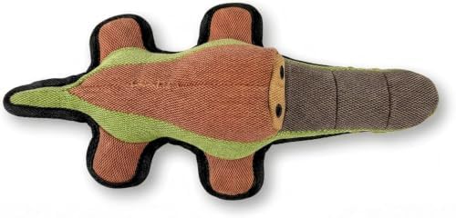 Selly's Den Durable Dog Toy with Squeaker, 3 Layer Tough Chew Toy, Reinforced Fabric, 11.5 Inches, Interactive Pet Toy for All Breeds