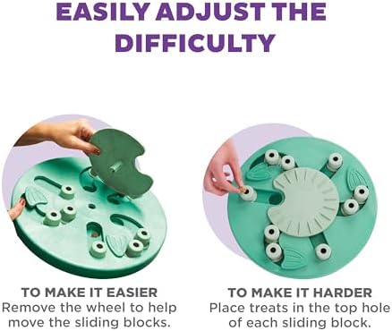 Outward Hound Nina Ottosson Dog Worker Dog Toy Treat Puzzle, 14" | Level 3 Advanced, 18 Hidden Treat Compartments, Kibble or Treats, Easy Clean, No BPA, Interactive Enrichment, Dogs & Puppies