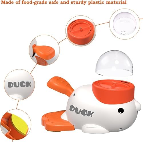 Dog Interactive Treat Dispenser Toy, Food Puzzle Slow Feeder (White)
