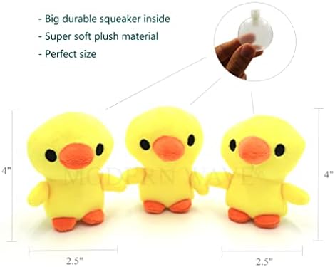 MODERN WAVE - Interactive Squeaky Plush Hide and Seek Squirrel Type Puzzle Toy for Dogs, Medium/Large Size (Farm and Ducks)