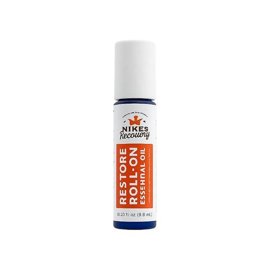 Mike's Recovery Essential Oil Roll-On - Mikes Recovery Roll On for Sore Tired Muscles and Athletic Recovery (Restore)