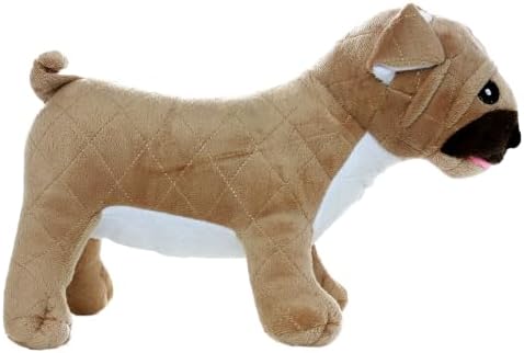MIGHTY Tuffy Farm Animal: Pug Ultra Durable Plush Dog Toy