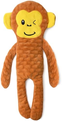 SHARLOVY No Stuffing Dog Toys 5 Pack, Crinkle Interactive Dogs Toy for Boredom, Puppy Toys for Teething to Keep Them Busy, Cute Squeaky Dogs Toy for Small, Medium, and Large Breed
