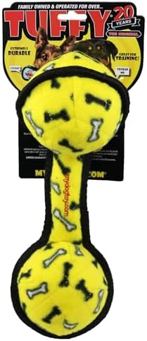 TUFFY® Ultimate 2 Ball Tug Ultra Durable Plush Dog Toy