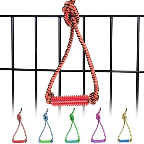 Interactive Dog Toys，Crate Training Aids for Puppies，Red