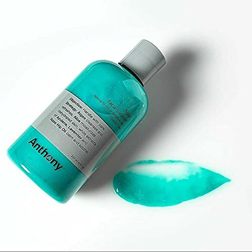 Anthony Algae Facial Cleanser, 8 Fl Oz. Contains Algae, Aloe Vera, Azulene, Lavender and Rose Hip Oil, Cleanses and Refreshes, Moisturizes and Hydrates, Calms and Soothes Your Skin.
