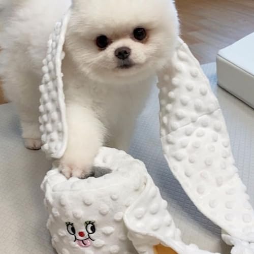 Dog Snuffle Nosework Toy - Toilet Paper Dog Plushie Interactive Puzzle Toy - Treat Hide and Seek for Fun Cute Appearance Dog Chew Toys
