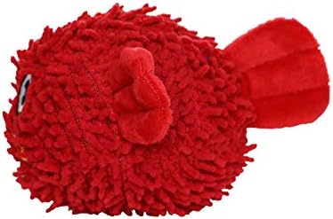 MIGHTY Tuffy Microfiber Medium Ball Blowfish Dog Toy