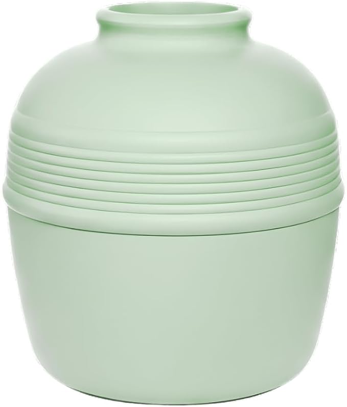 Good Pet Stuff Hidden Litter Box Planter, Decorative Cat Litter Enclosure with Carbon Filter, Upgraded Design, Easy to Clean, Replacement Kit, Original Round Style, Mint Green