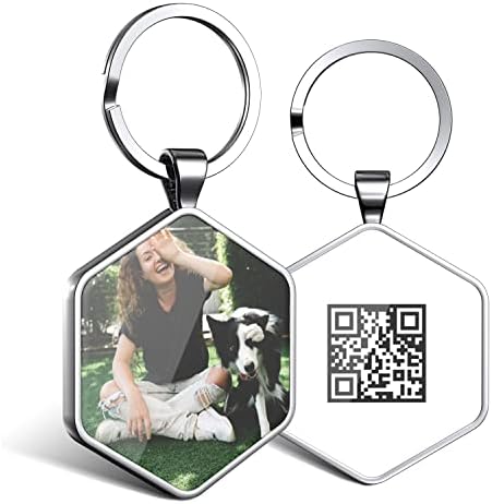 QR Code Dog Tag -On Pet ID Name Tag for Dogs, Cats & Horses – Custom Personalized Noiseless Tag with Jingle-Free Fit & Online Profile Display
