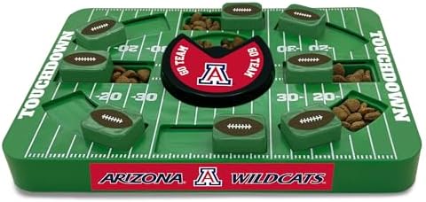 Pets First NCAA University of Arizona Large Puzzle Treat Toy for Dogs - Interactive Slow Feeding Toy, New Large Size