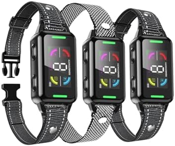 3 Pack Dog Bark Collar for Large Medium Small Dogs,Effective Anti Barking Training Collar with 6 Safe Training Modes, Smart Automatic Waterproof Bark Collar with 8-Level Sensitivity