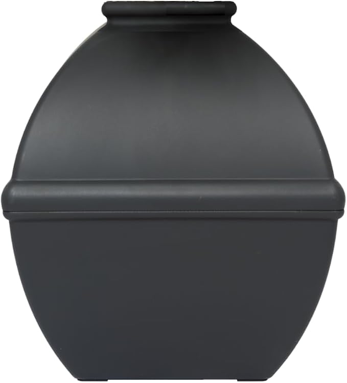 Good Pet Stuff Hidden Litter Box Planter, Decorative Cat Litter Enclosure with Carbon Filter, Upgraded Design, Easy to Clean, Replacement Kit, Courtyard Square Style, Charcoal Black