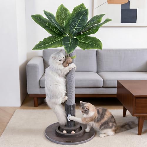 Woochpet 35"Cat Scratching Posts,Interactive Cat Toys For Indoor Large Cats