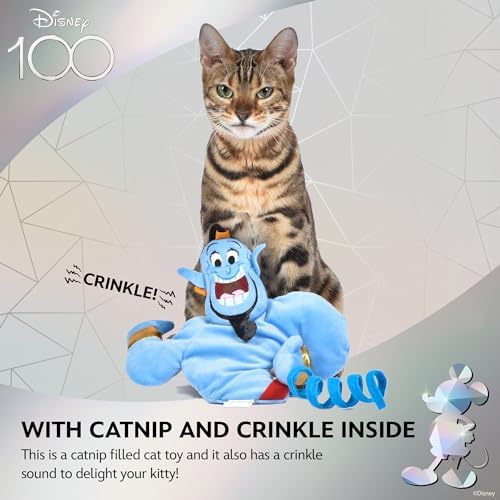 Disney for Pets Aladdin Genie Catnip Coil Cat Toy, 9 Inch