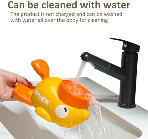 Dog Treat Dispenser Toy Duck-Shaped, Interactive Feeder with 3 Outlets & Non-Slip Base, Easy to Clean