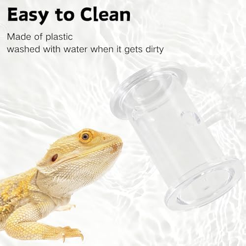 Bearded Dragon Feeder Toy - Lizard Enrichment Interactive Toy Reptile Terrarium Tank Decor Foraging Accessories for Gecko, Lizard, Bearded Dragon,Chameleon Small Animals