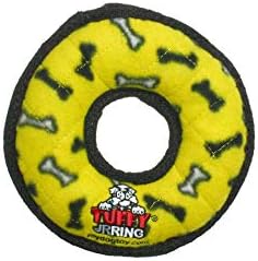 TUFFY® : 2 Pack Ring Dog Toy: Ultra Durable Plush Toy with Multiple Layers & Reinforced Seams, Washable and Floats, Original Construction
