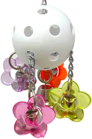 Bonka Bird Toys 1937 Bellpull Bird Toy Parrot Cage Toys Cages African Grey Conure Cockatiel.