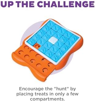 Outward Hound Nina Ottosson Challenge Slider Dog Toy Treat Puzzle, 14.7" | Level 3 Advanced, 24 Hidden Treat Compartments, Wet or Dry Food, Interactive Enrichment, Easy Clean, No BPA, Dogs & Puppies