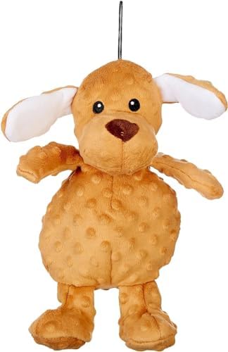 Pet Lou Dog Plush Toys,Interactive Stuffed Dog Squeaky Toys Chew Dog Toys for Medium Dog Small Large Dogs,Dotty Friends Dog Toy (12 INCH, Dotty Friends-Dog)