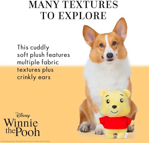 Disney for Pets Winnie the Pooh Plush Dog Toy, 9 Inch