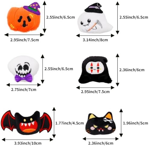 Halloween Cat Catnip Toys for Indoor Cats 6 Pack