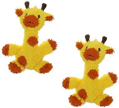 MIGHTY® 2 Pack Microfiber Medium Giraffe Dog Toys