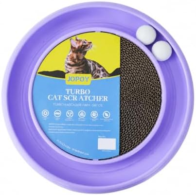 Cat Scratcher Toy Ball Track (Purple)