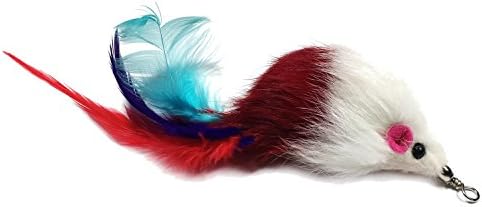 Pet Fit for Life 7 Piece - Plus Bonus - Replacement Feathers and Soft Furry for Interactive Cat and Kitten Toy Wands…
