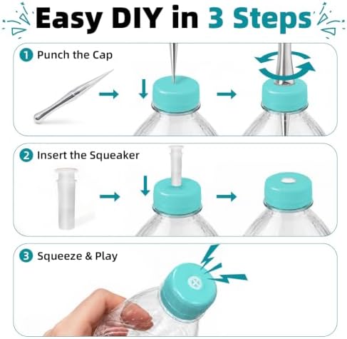 Plastic Bottle Cap Squeakers: Turn Empty Bottles into Squeaky Dog Toys