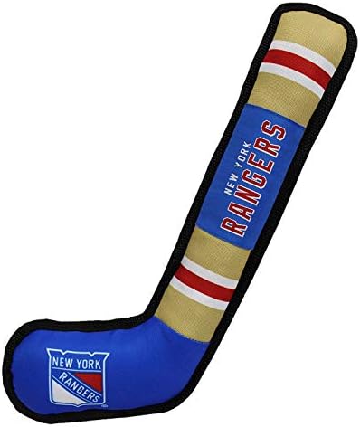 Pets First NHL New York Rangers Stick Toy for Dogs & Cats. Play Hockey with Your Pet with This Licensed Dog Tough Toy Reward!, 16 inches Long