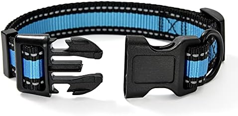 Mile High Life Reflective Dog Collar, Adjustable Lightweight Quick Release