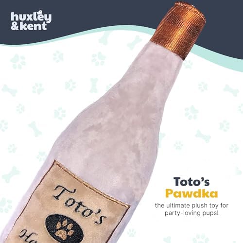 Huxley & Kent Power Plush Squeaky Dog Toy, Toto's Pawdka, Small