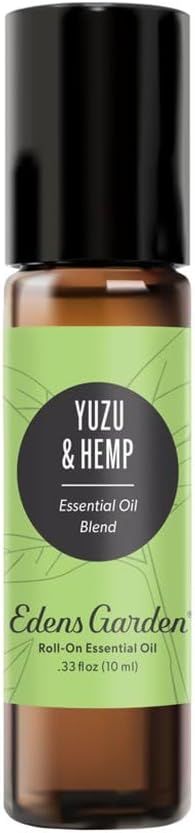 Edens Garden Yuzu Essential Oil Roll-On Blend- 100% Pure Premium Grade, Natural, Therapeutic, Aromatherapy, Kid & Skin Safe, The Best for Body, Wellness Pre-Diluted 10 ml (.33 fl oz)