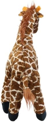 MIGHTY- Safari Giraffe - Squeaker-Multiple Layers. Made Durable, Strong & Tough. Interactive Play Dog Toy (Tug, Toss & Fetch). Machine Washable & Floats