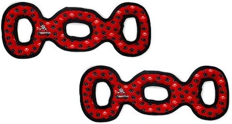 TUFFY® 2 Pack Ultimate 3WayTug Ultra Durable Plush Dog Toys