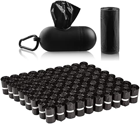 Pets First Cool and Sporty Poop Bag Dispenser with A Leash D Ring and with 1200 Premium Dog Poop Bags