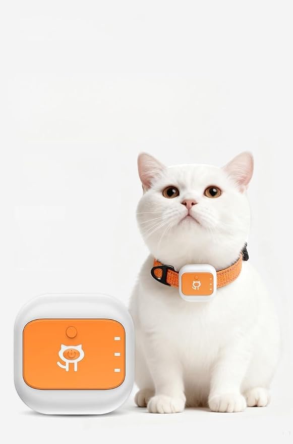 Smart GPS Tracker for Cat Dog GPS Collar Tracker for Pet Anti-Lost Device for Pets (Small for Car)