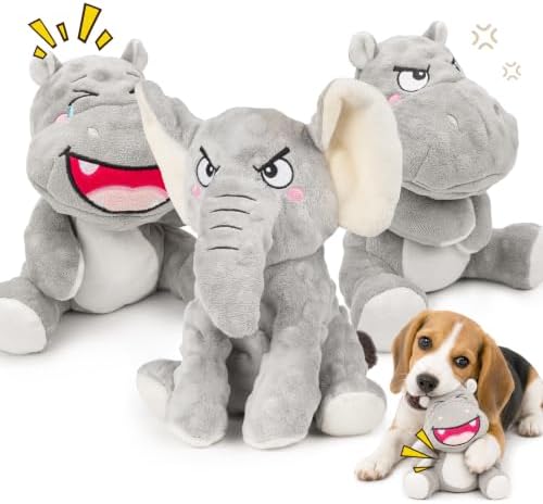Stuffed Squeaky Dog Toys - Dogs' Favorite Companion for Play & Carry