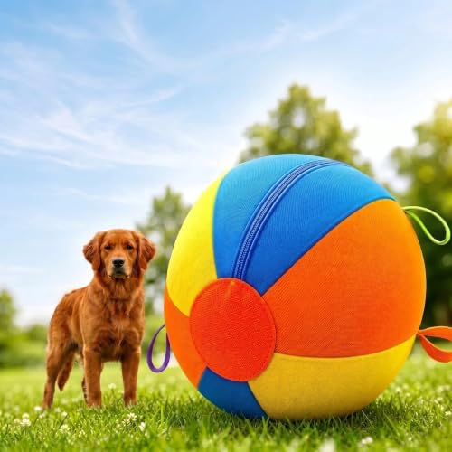 Herding Ball for Dogs, 21.7" XL Outdoor Dog Balls for Medium Large Breeds