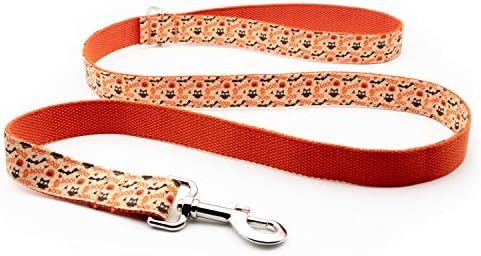 Comfortable Durable Dog Collar Engraved Name Adjustable Fit (Hallowen)
