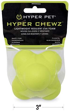 Hyper Pet Fetching Dog Toys - Throwing Bumpy Ball Dog Toy Made with EVA Foam - Lightweight & Floats on Water